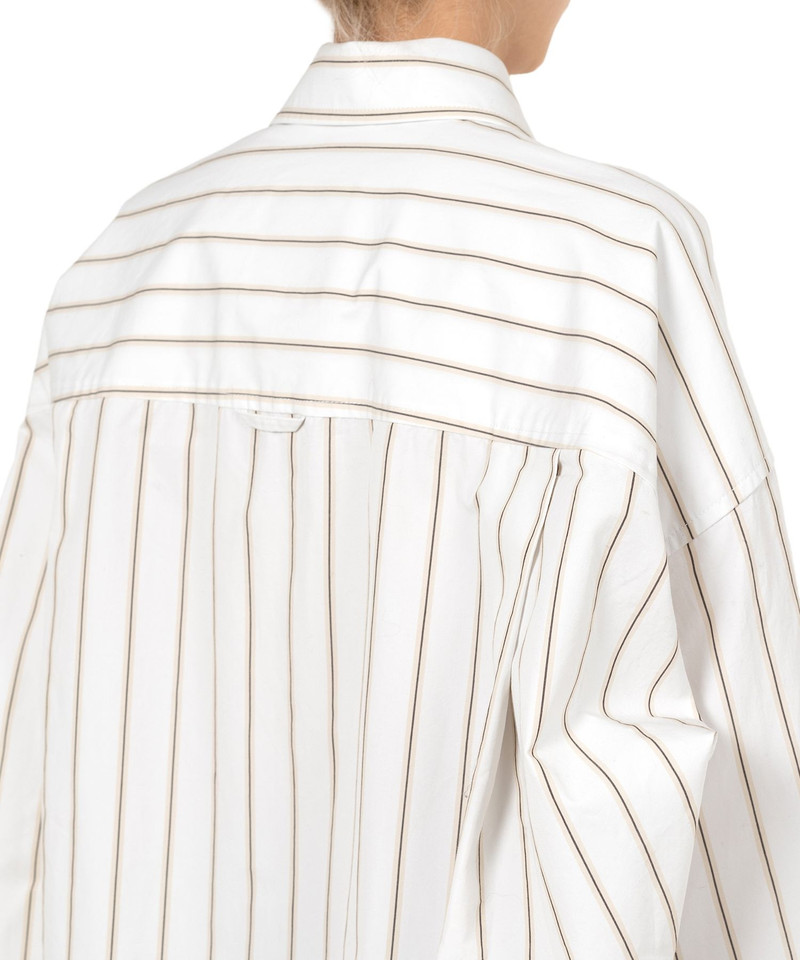 LEON Embroidery Stripe Shirt 10