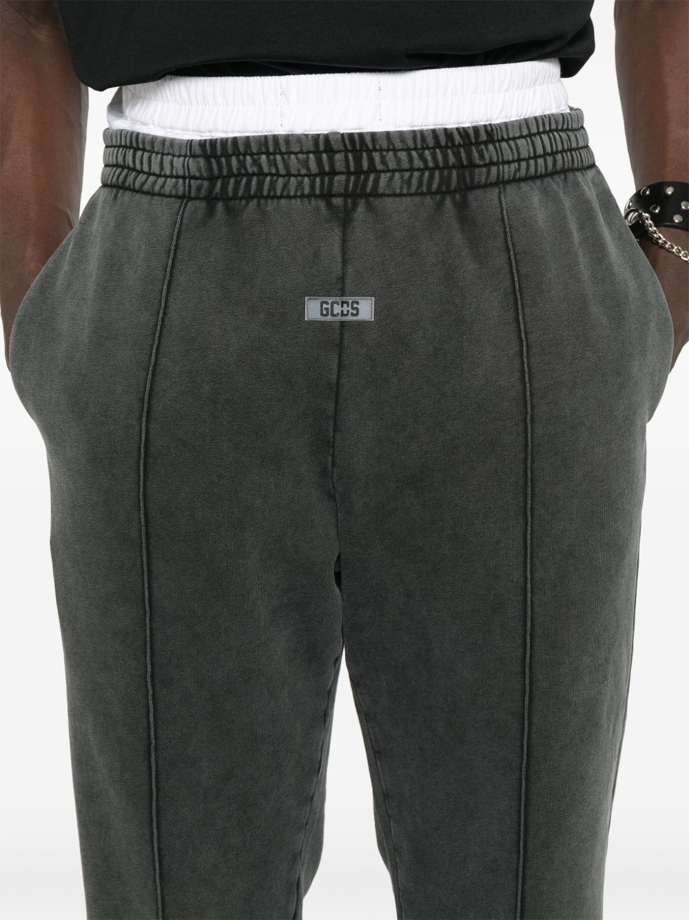 stone-washed track pants - 5
