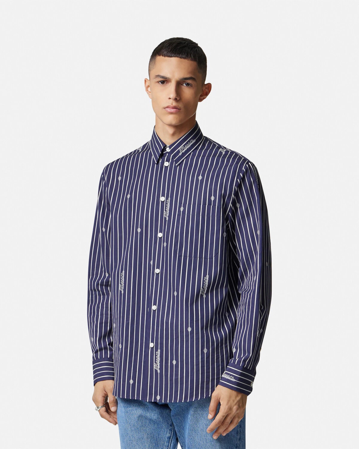 Versace Nautical Stripe Shirt - 4
