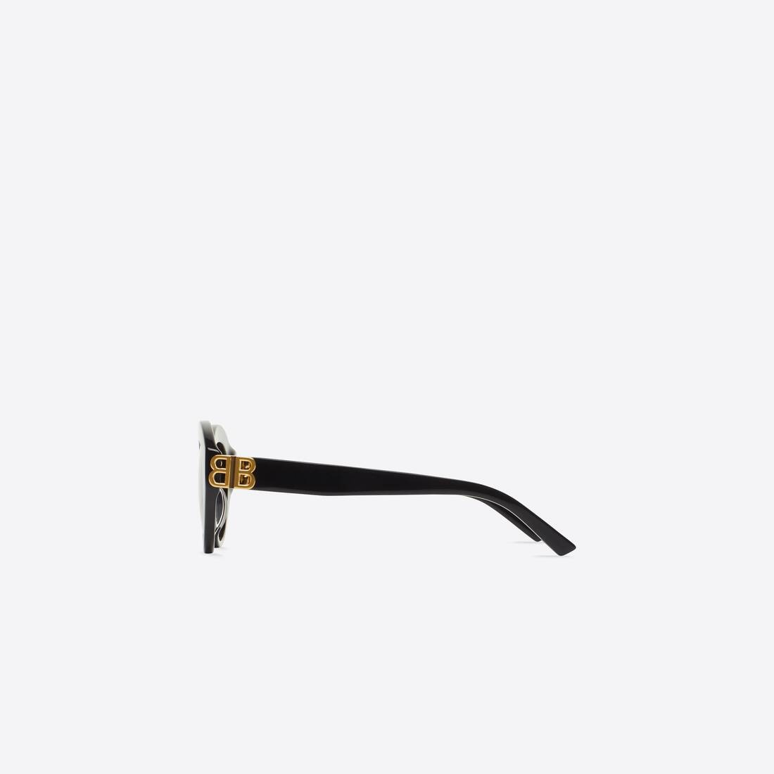 Women's Dynasty Oval Sunglasses in Black - 2