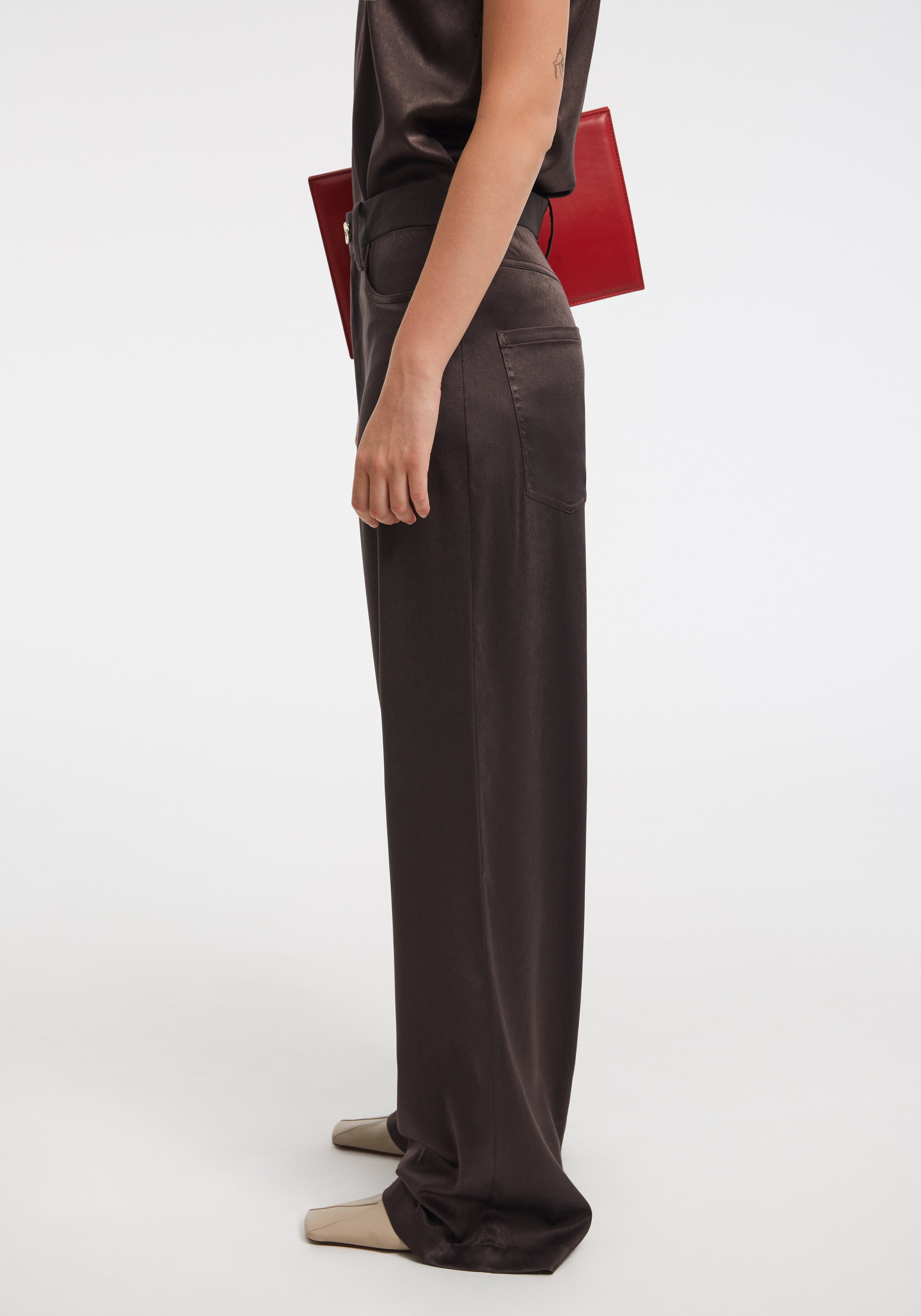 GELLERT
Loose-fit satin pants - 3