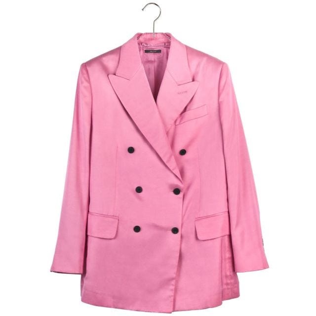アウターその他 TOM FORD Woman Blazer Pink GI2915FAX1016 DP152 Tom Ford Double-Breasted Blazer - Women | GI2971FAX1189DP711