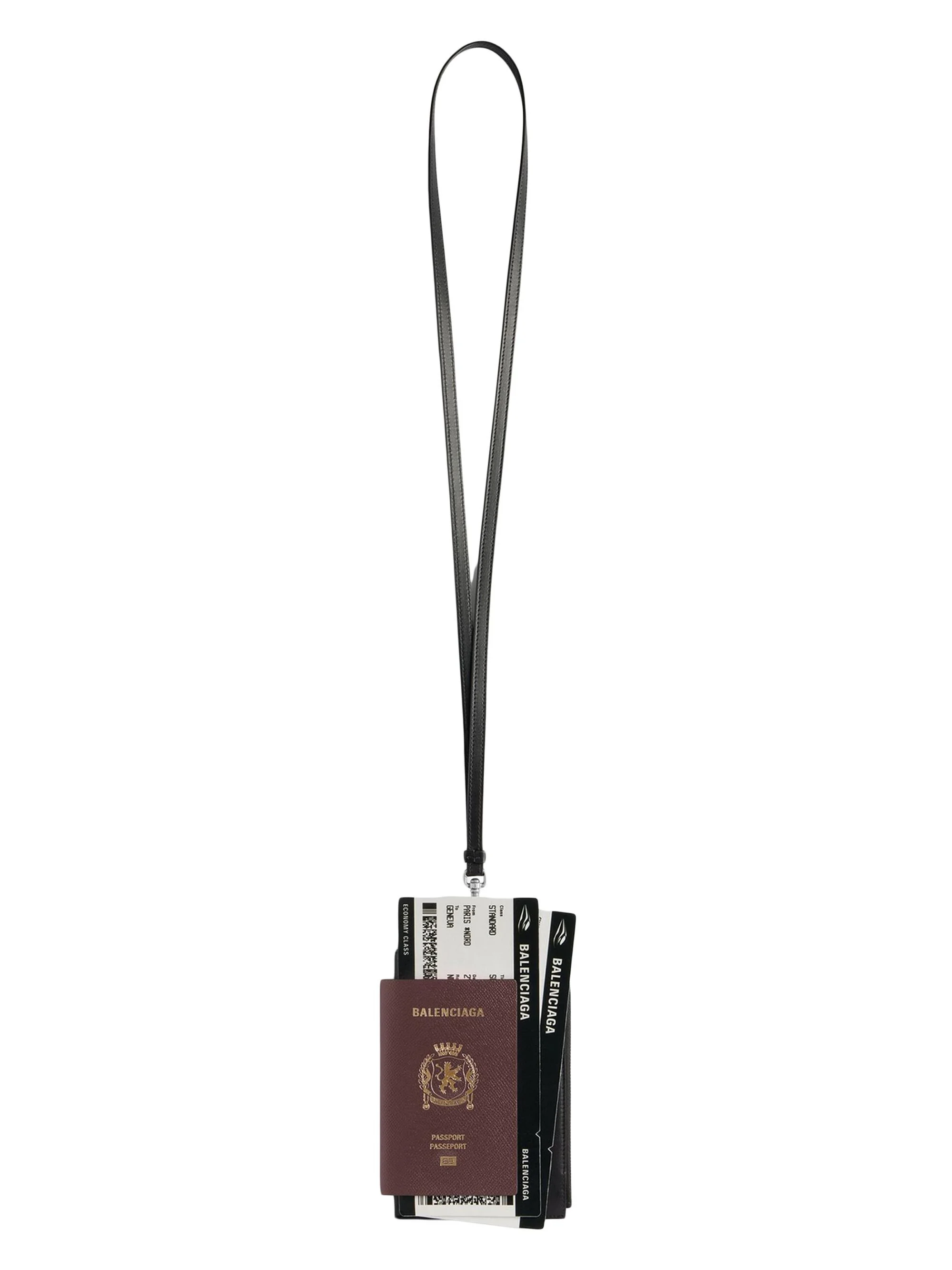 Women's Passport Phone Holder - Burgundy - 1