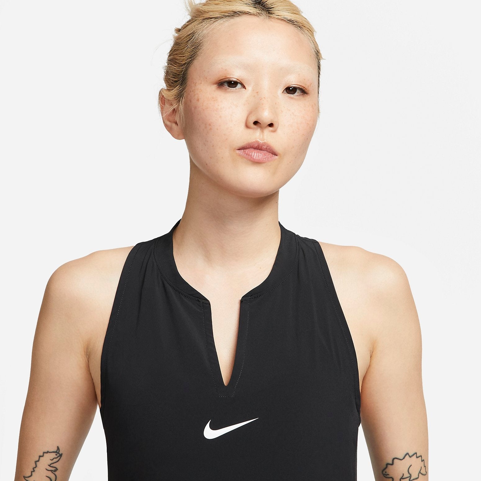 (WMNS) Nike Dri-FIT Advantage Tennis Dress 'Black' DX1428-010 - 3