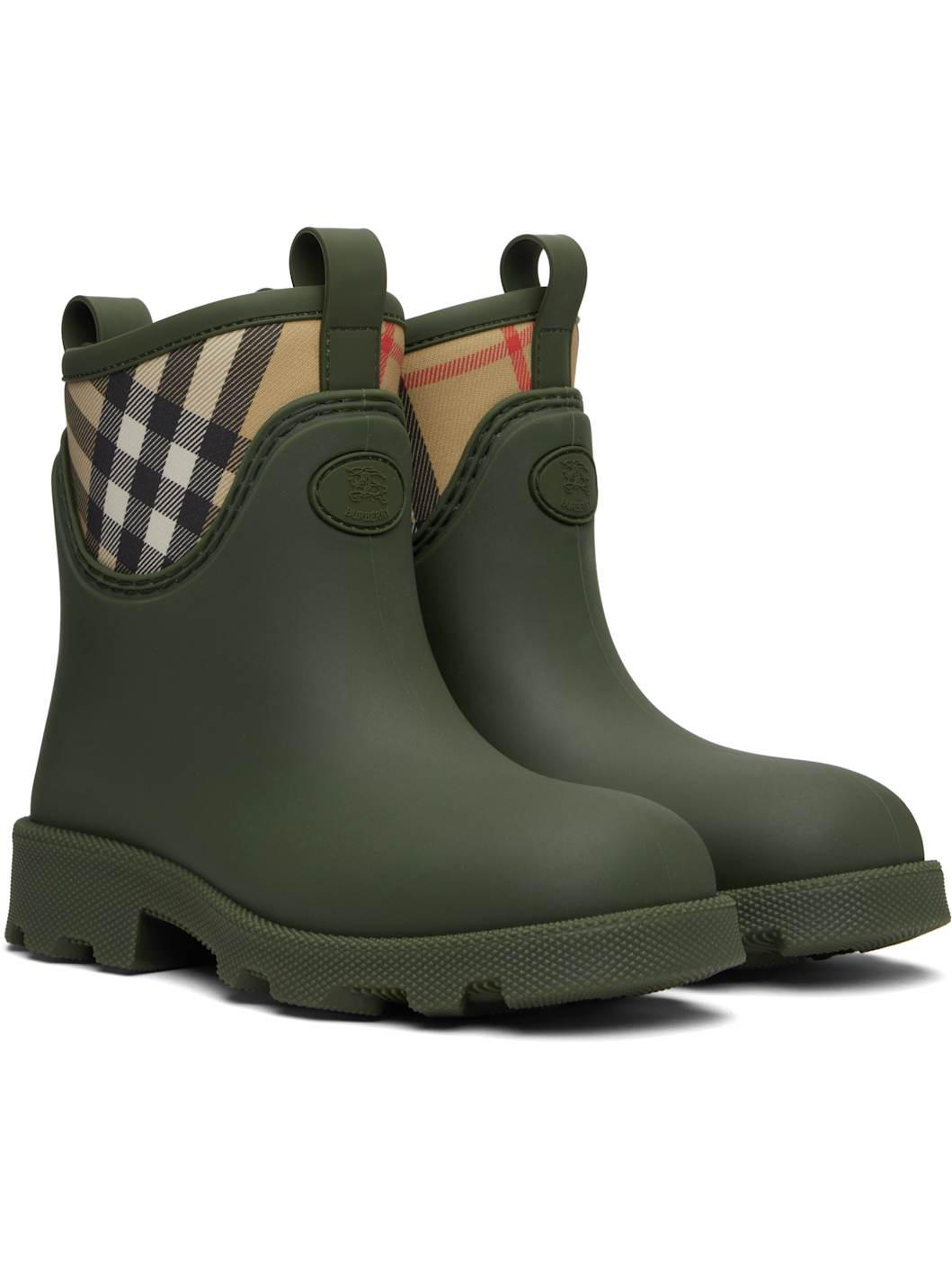 Green Rubber Marsh Stamp Low Boots - 4