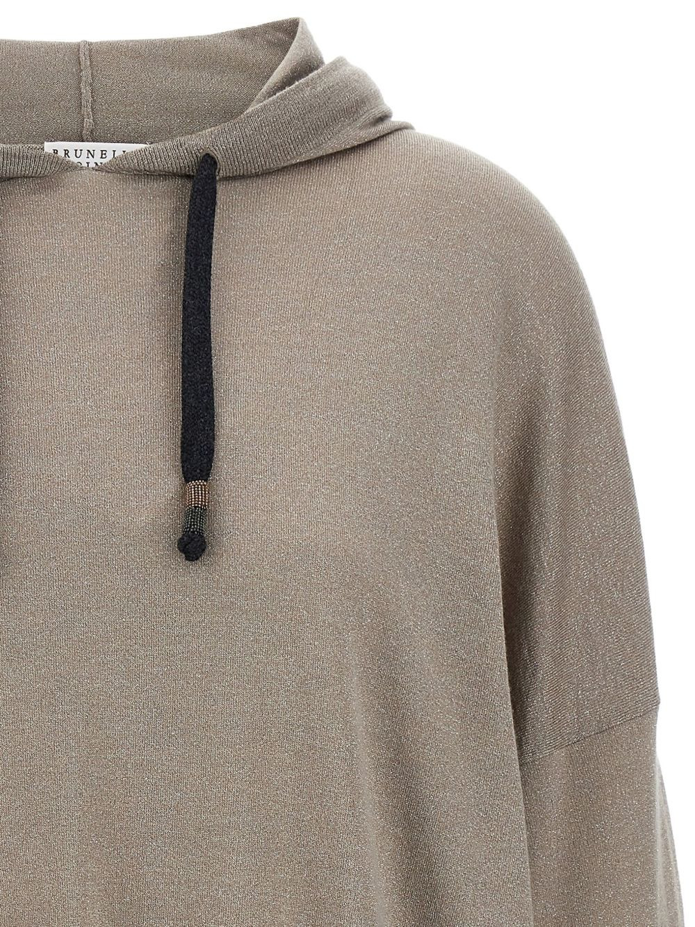 Brunello Cucinelli Women Wool And Silk Blend Hoodie - 3