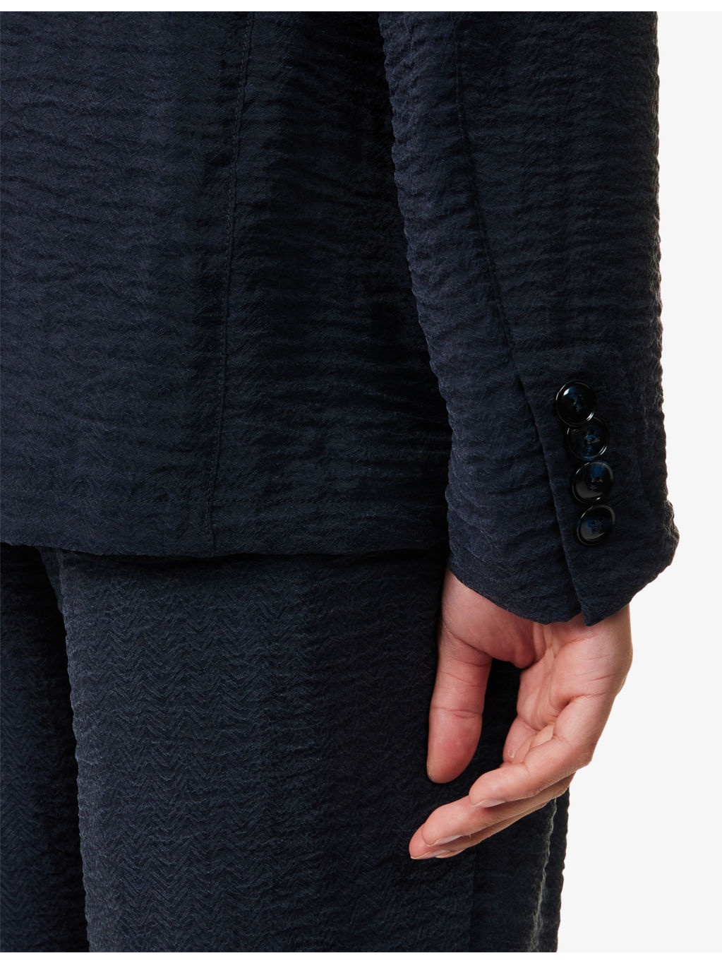 Graphic-Print Long-Sleeve Woven Jacket - 5