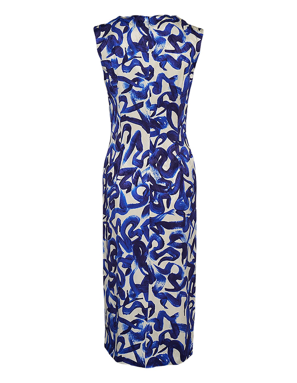 Swirl Print Darts Dress - 2