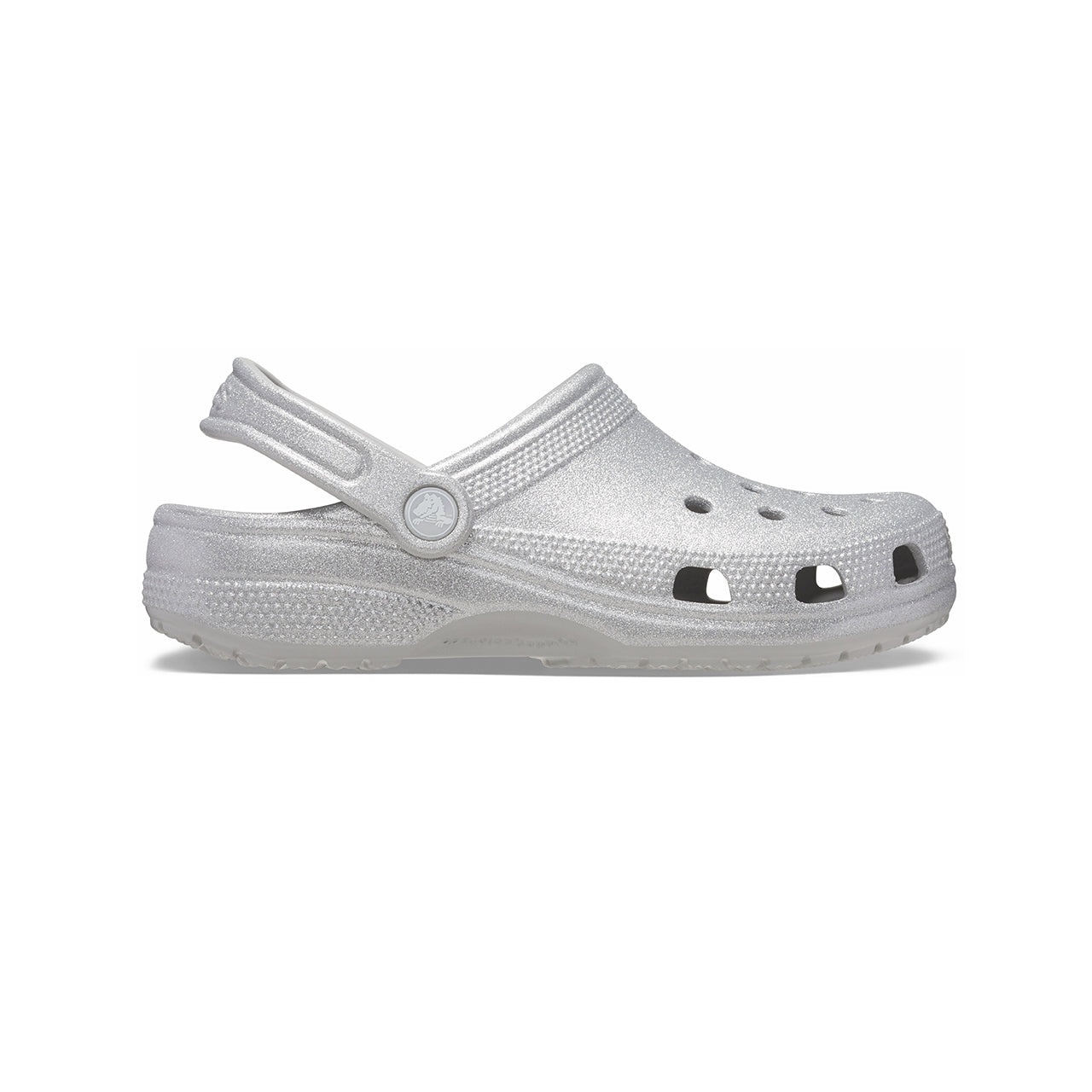 Crocs Classic Glitter Clogs 'Silver' 205942-0IC - 2
