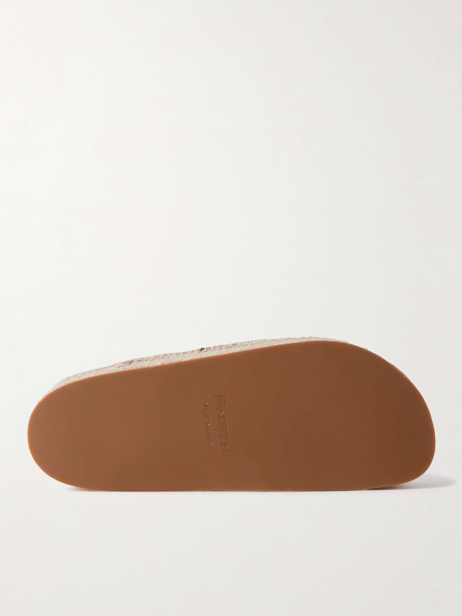 JW Anderson leather espadrille loafers - Brown