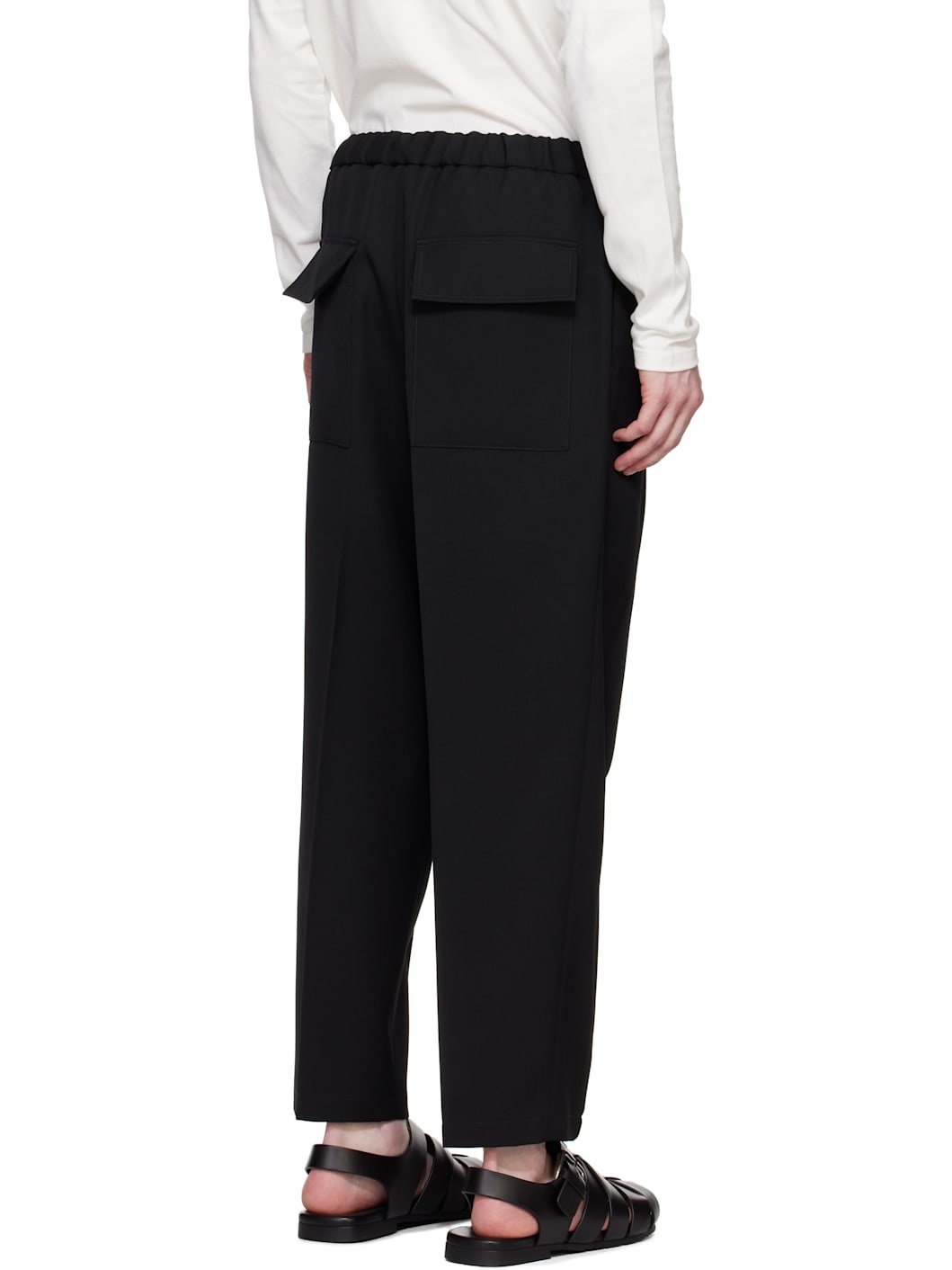 Black Tapered Trousers - 3