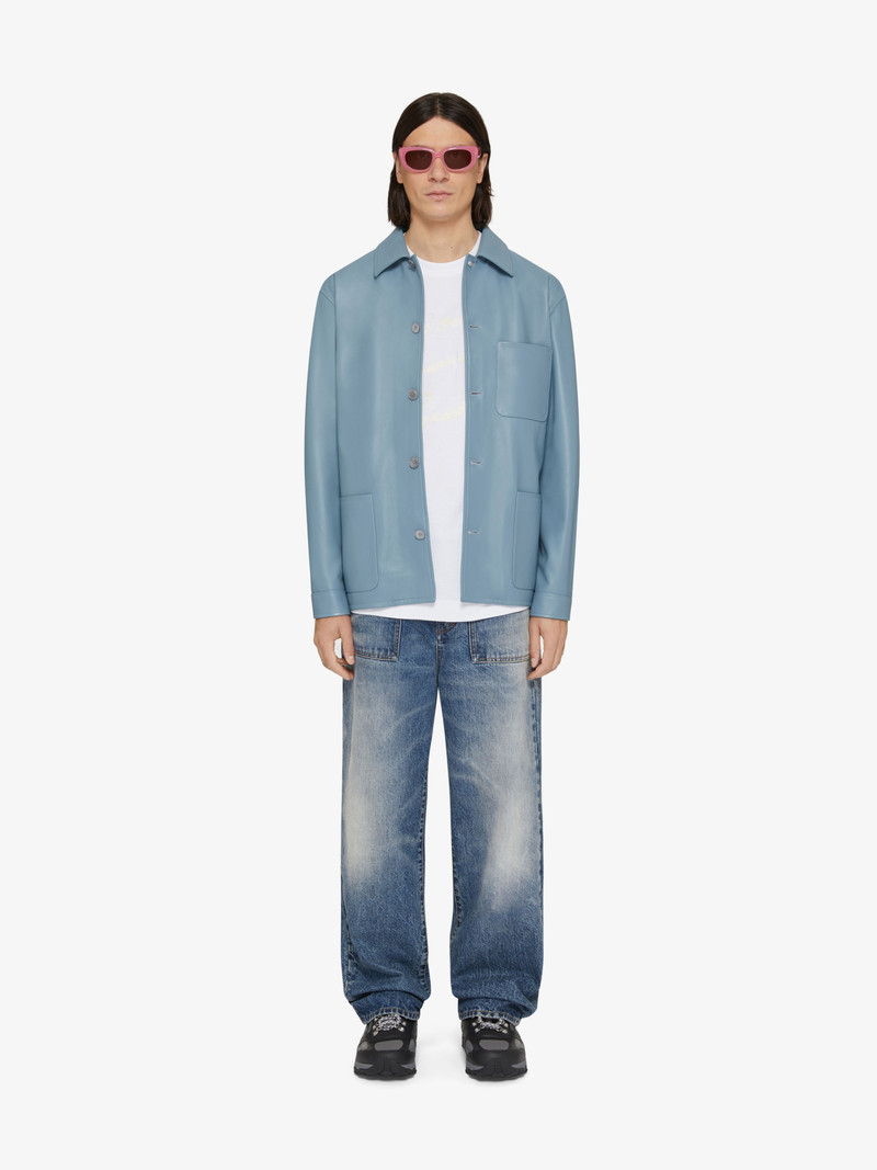 Givenchy OVERSHIRT IN LEATHER outlook