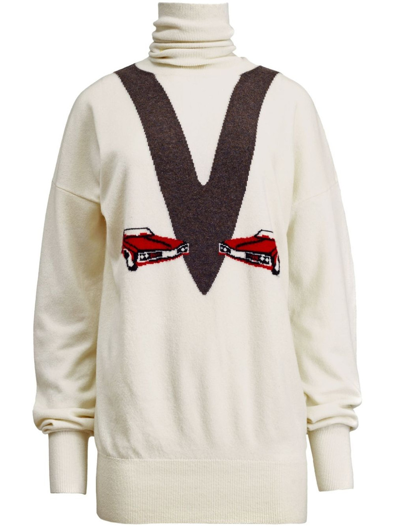 Esmal jacquard-knit cashmere jumper 1