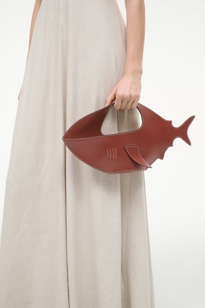 STAUD SHARK BAG TABAC 6