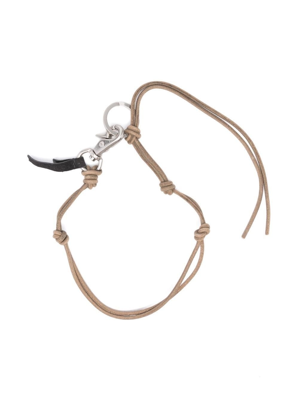 leather-strap keychain - 1