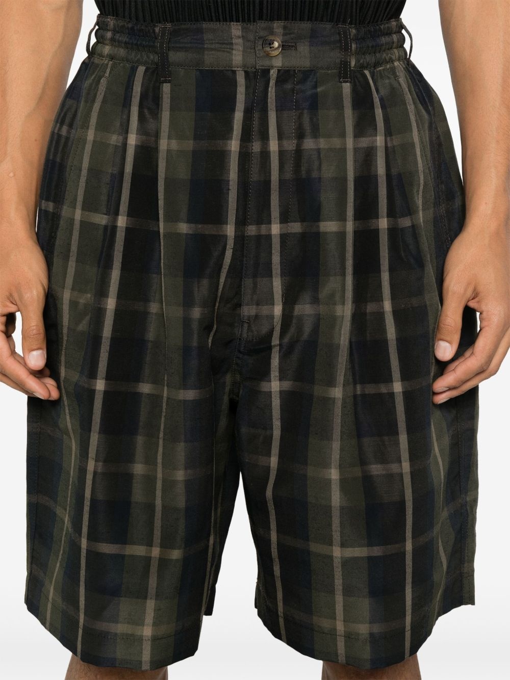 checked shorts - 5