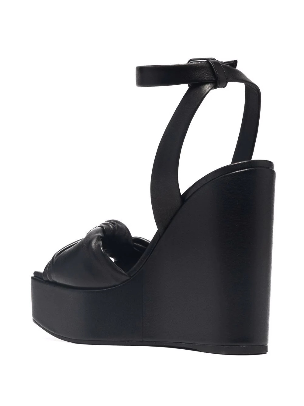 130mm platform leather sandals - 3