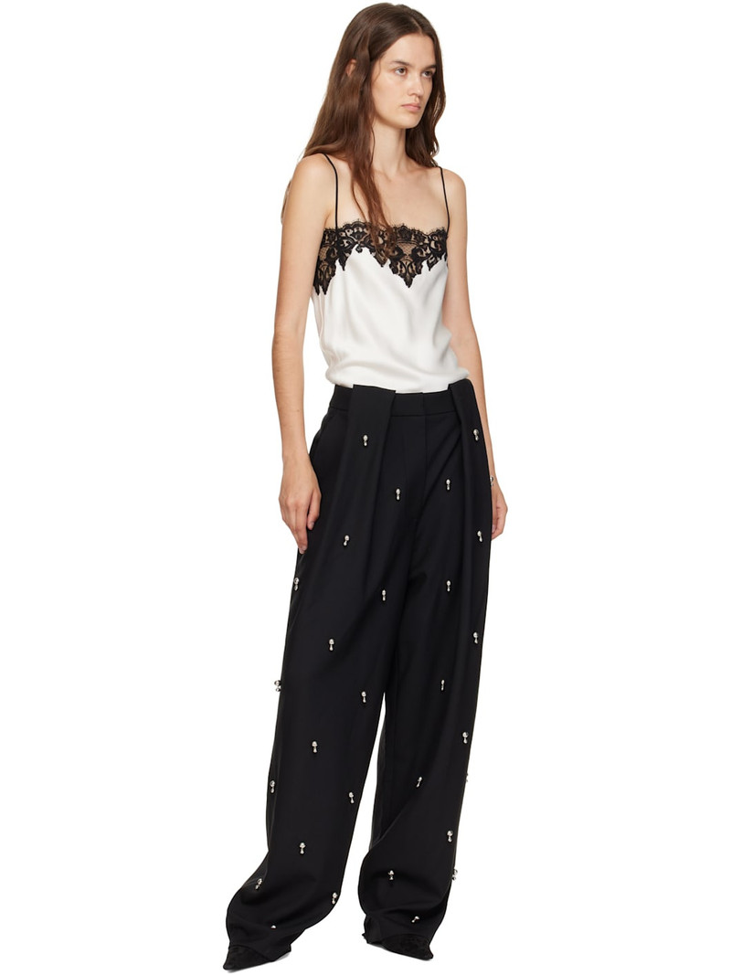 Stella McCartney Black Sphere Embroidered Balloon Trousers outlook