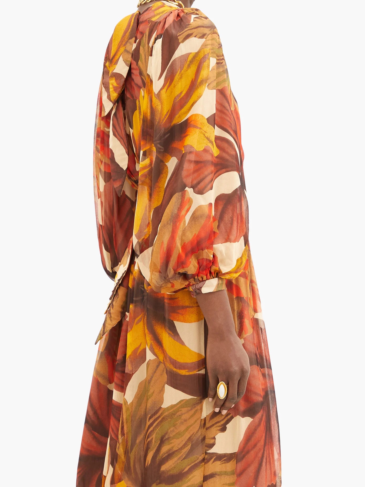 Vida Mia floral-print crepe dress - 6