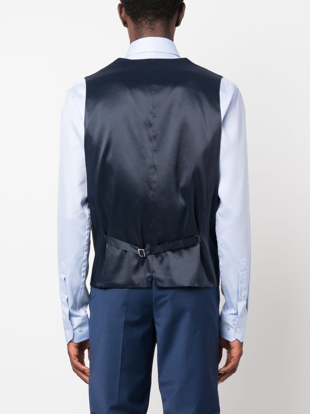 single-breasted buttoned waistcoat - 4