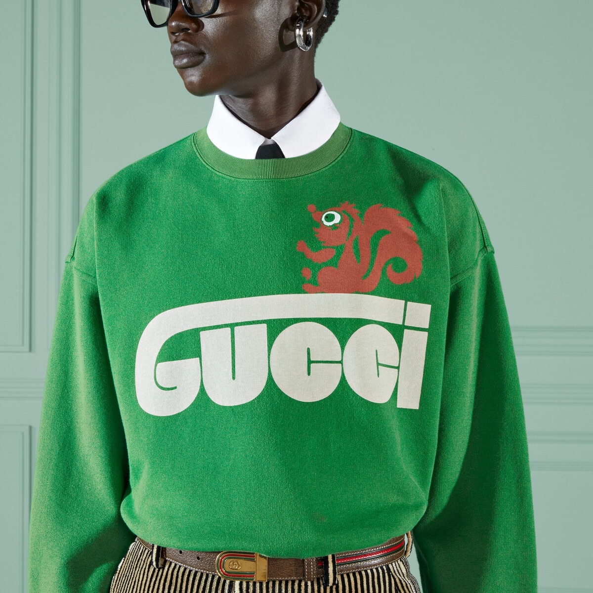 Retro Gucci skunk print sweatshirt - 3