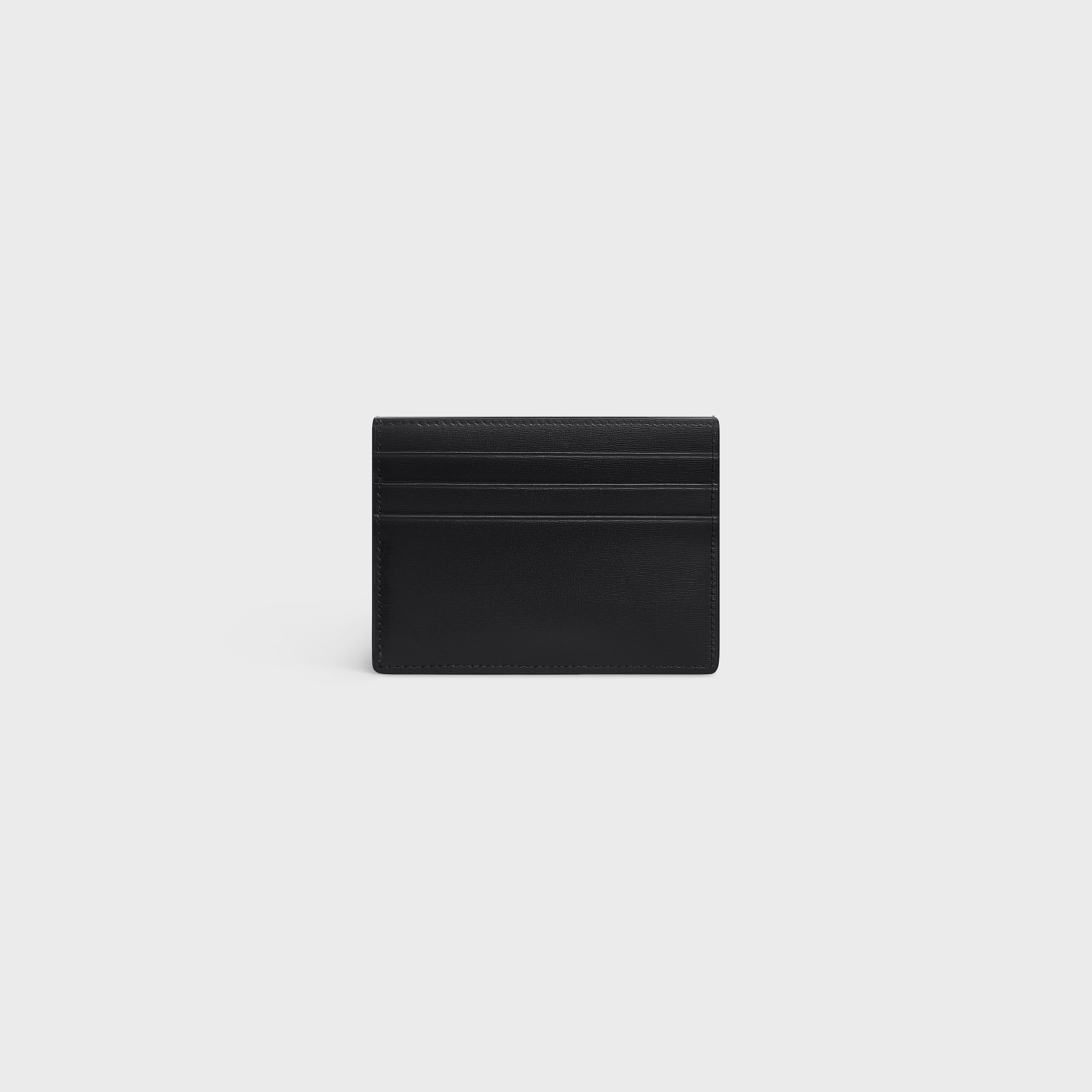 TRIOMPHE CARD HOLDER in Shiny calfskin - 3