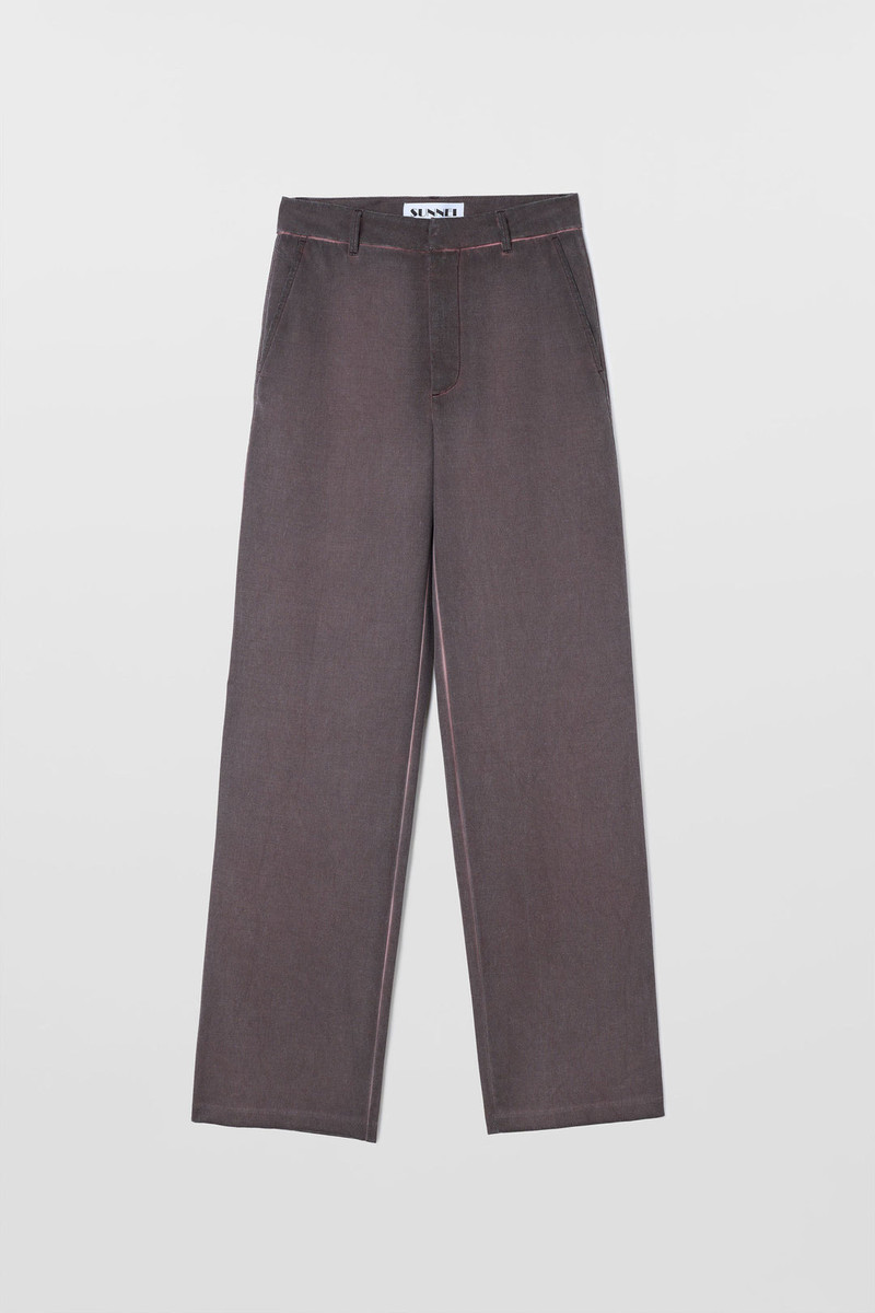 CLASSIC PANTS / plum 1
