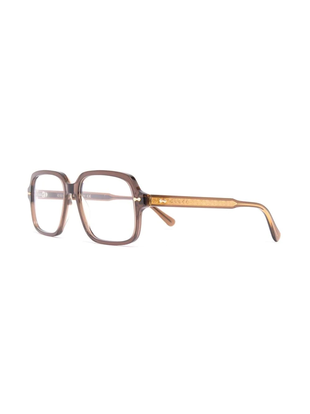 oversized rectangular-frame glasses - 2