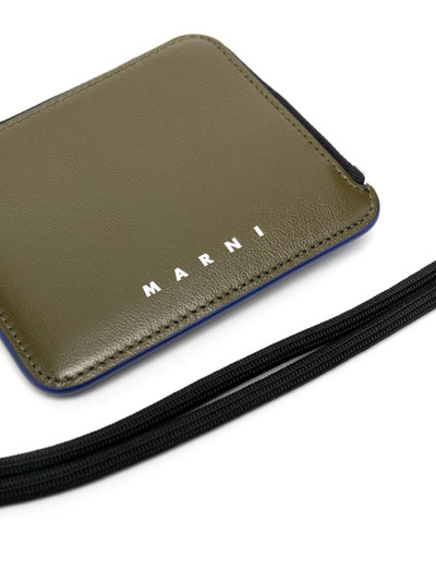 Marni logo-stamp wallet outlook