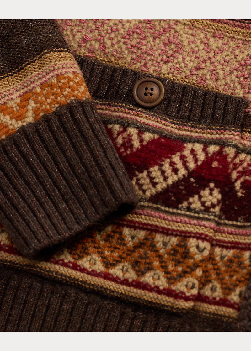 Wool-Blend Shawl-Collar Cardigan 3