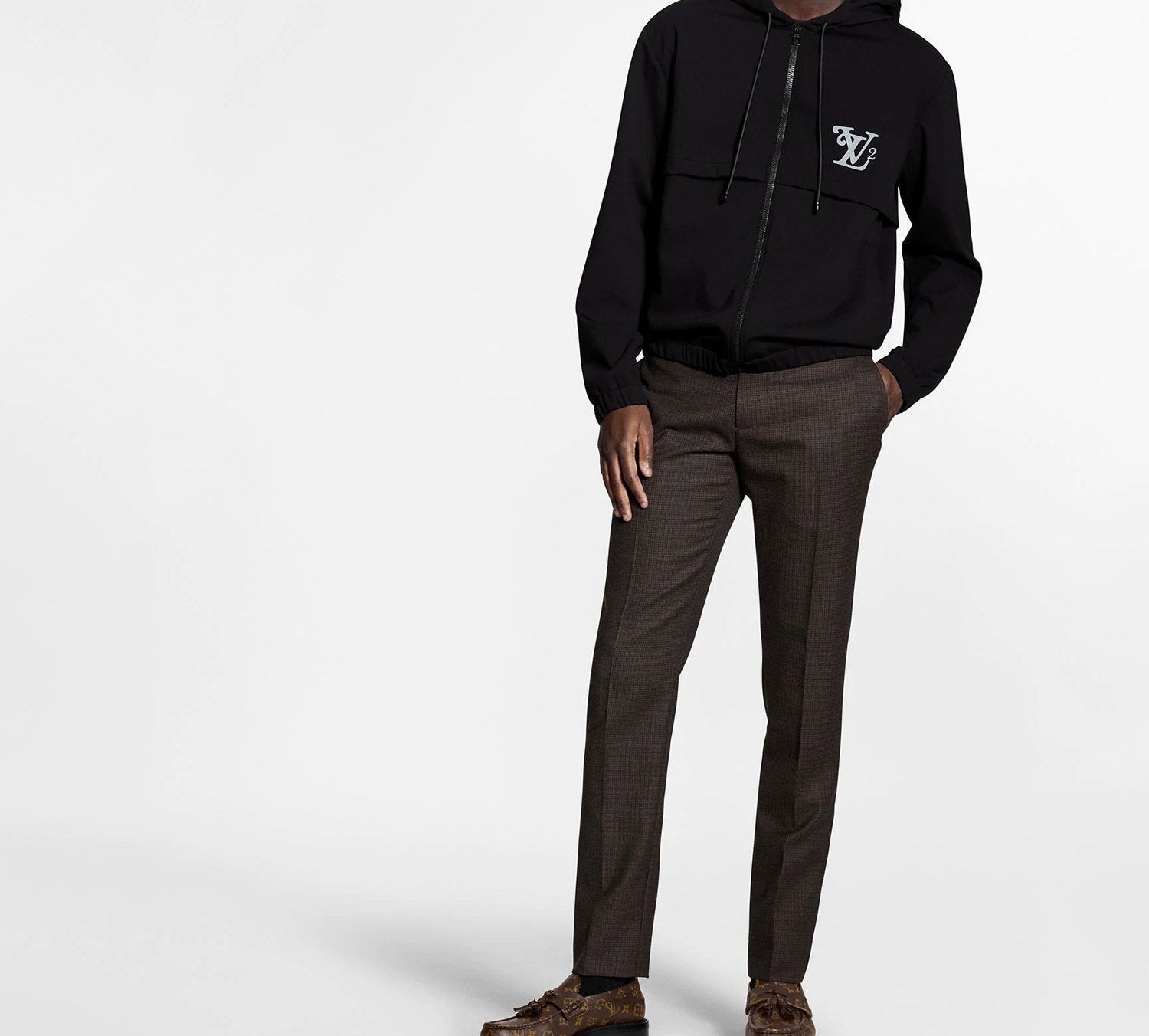 LOUIS VUITTON x Nigo Squared LV Zipped Hood Blouson 1A7X7 - 3
