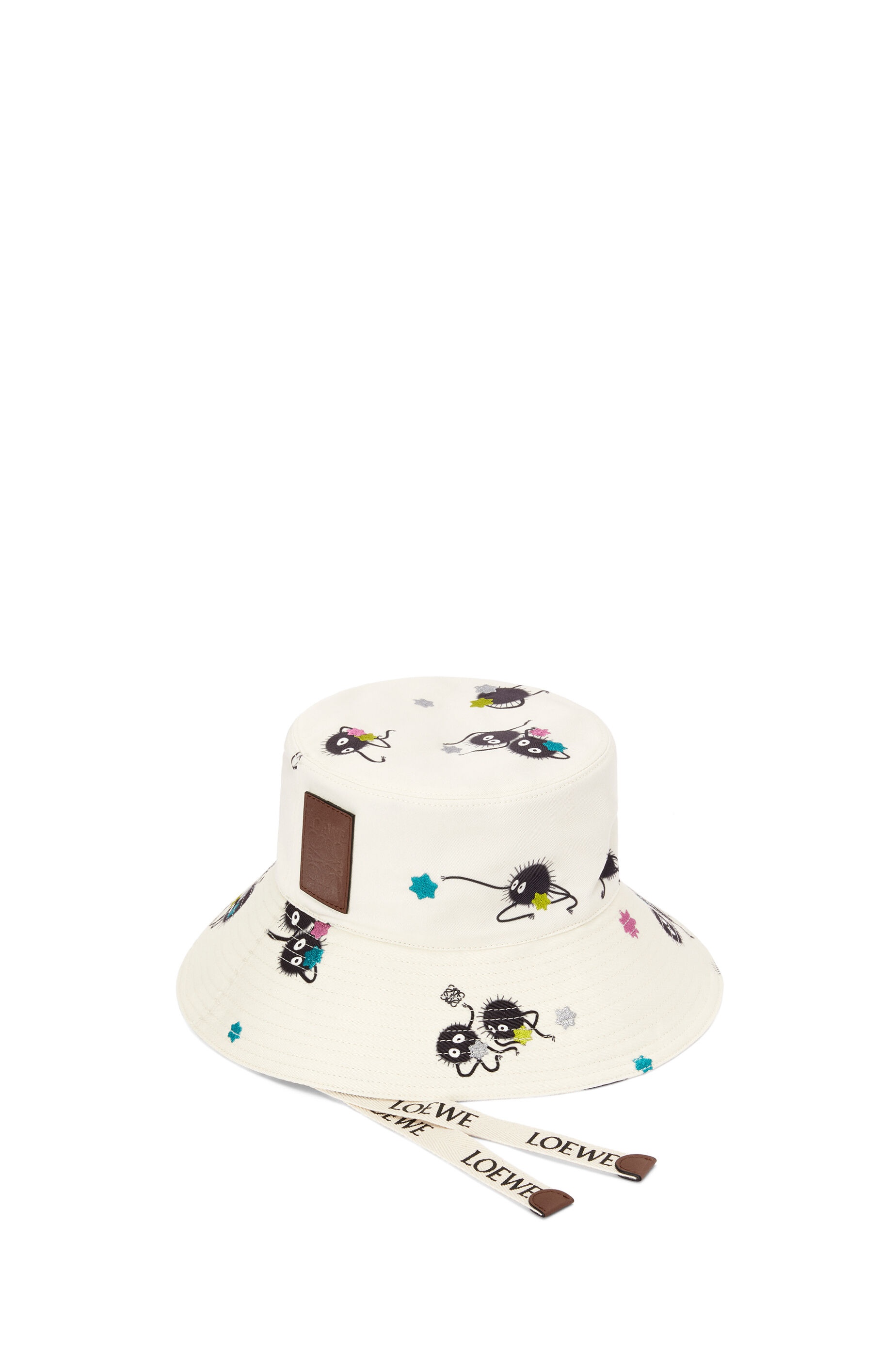 Susuwatari fisherman hat in canvas and calfskin - 4
