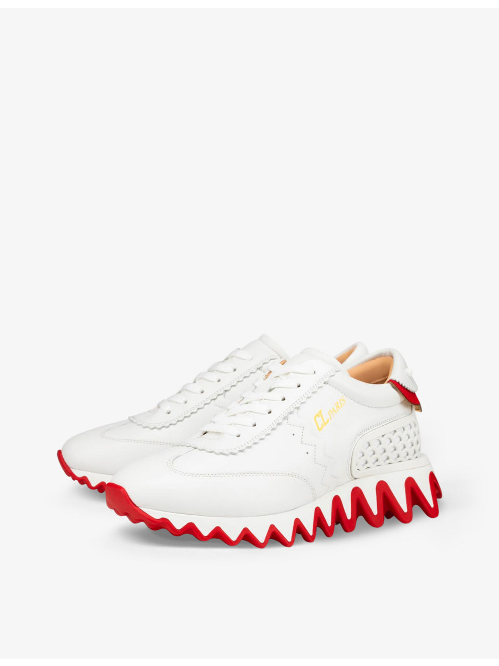 Loubishark Donna leather trainers - 3
