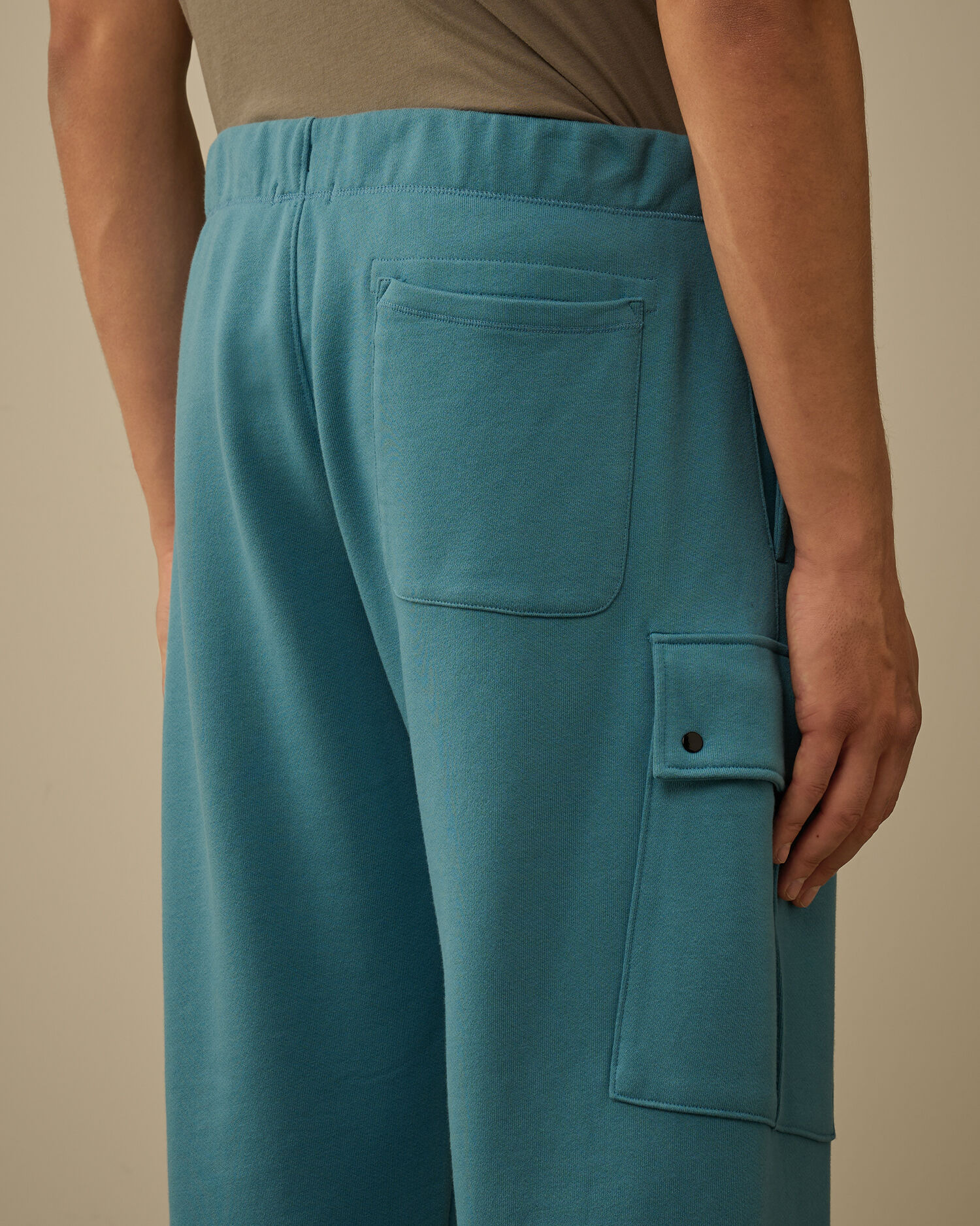 Diagonal Raised Fleece Cargo Sweatpants - 6
