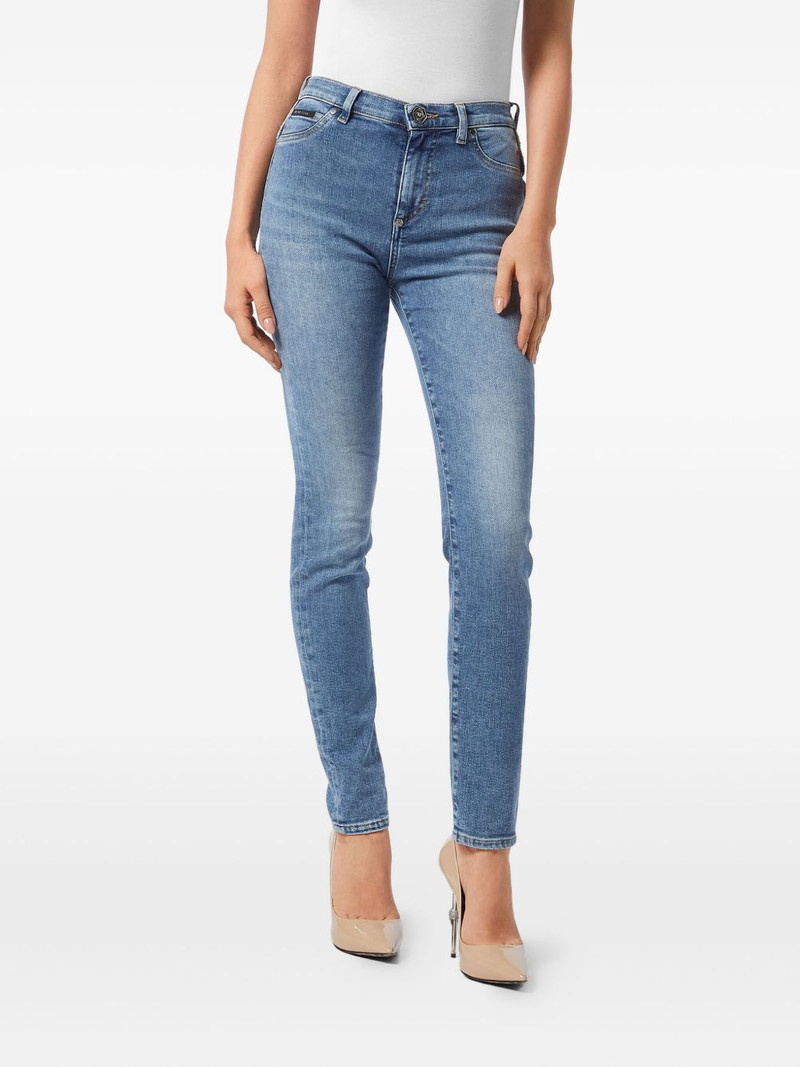 PHILIPP PLEIN logo-plaque jeans outlook