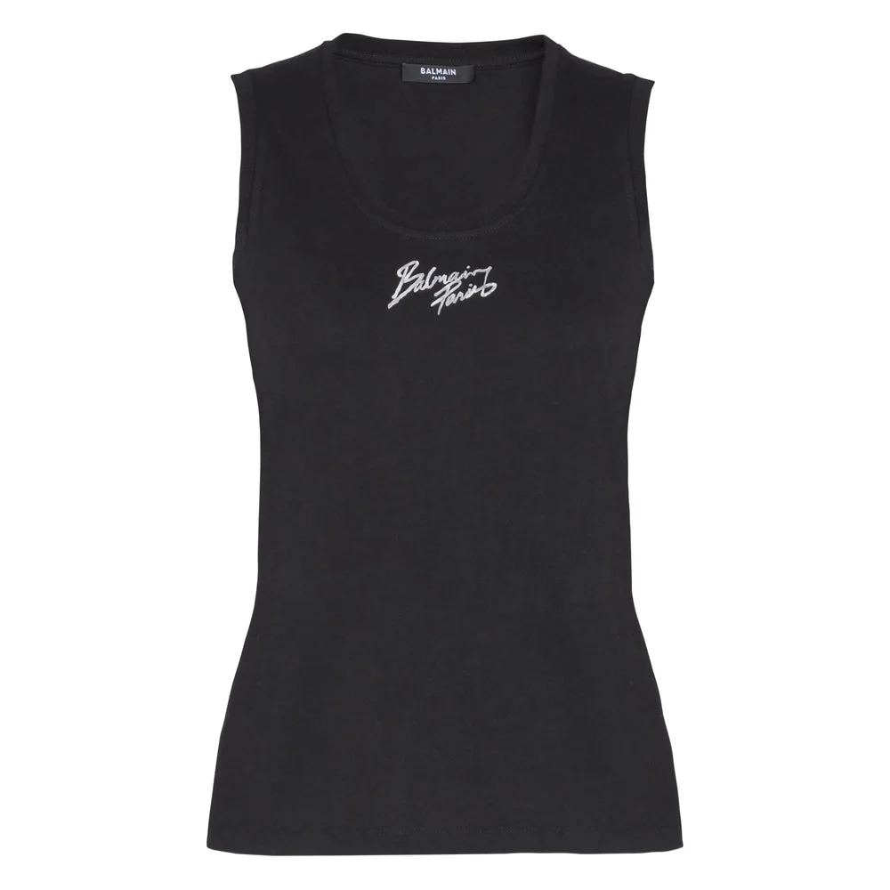 Balmain Black Tops Women - 1