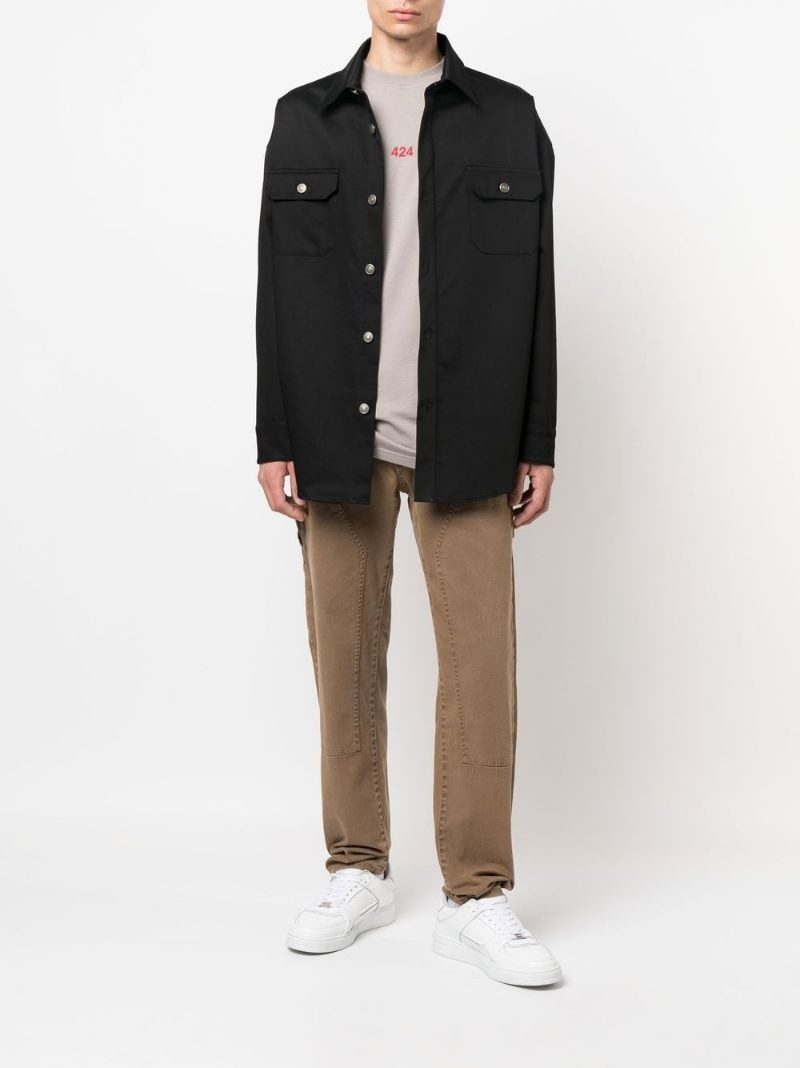 424 button-down fitted shirt outlook