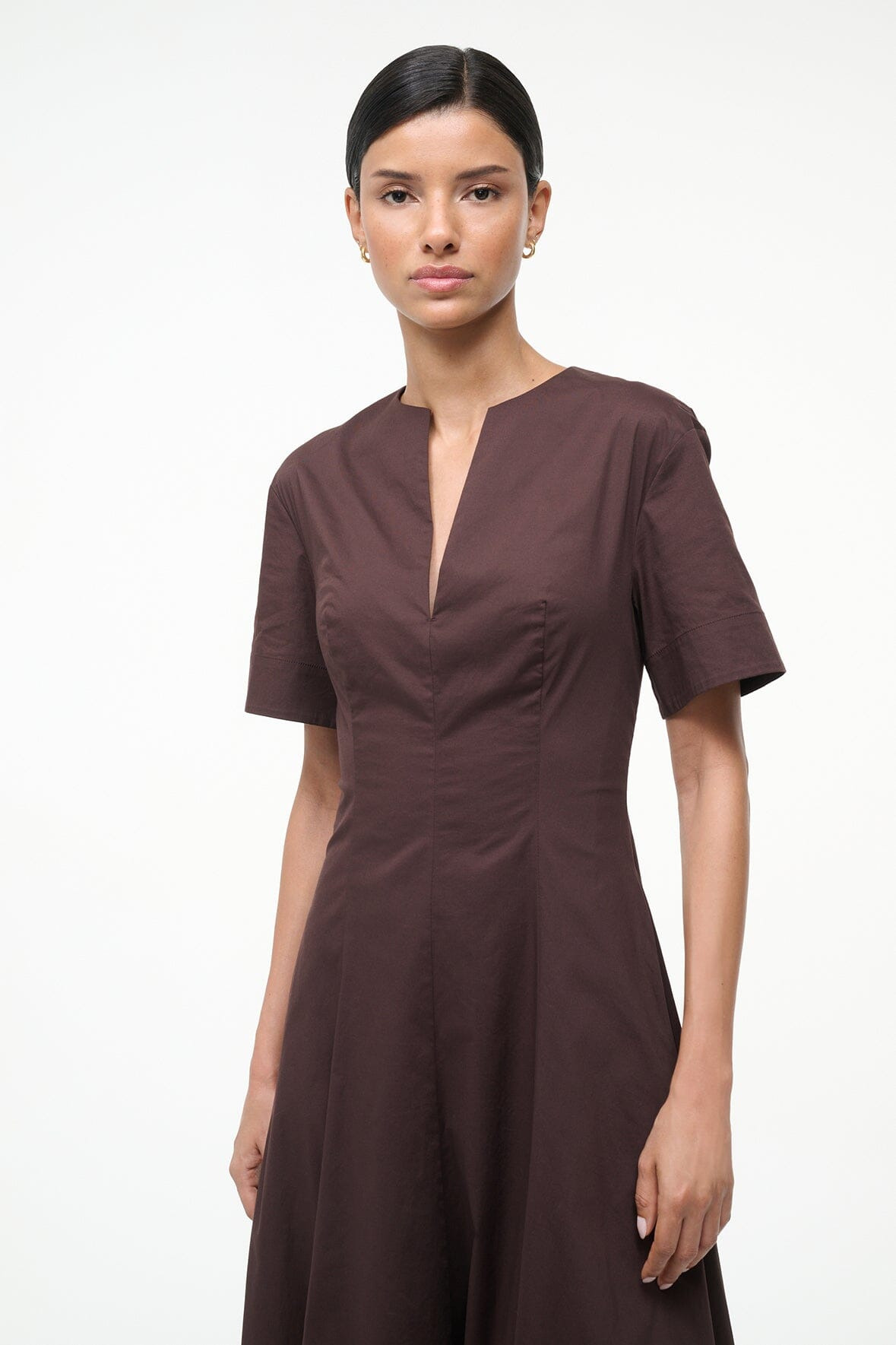 STAUD FRANCES DRESS EARTH - 3