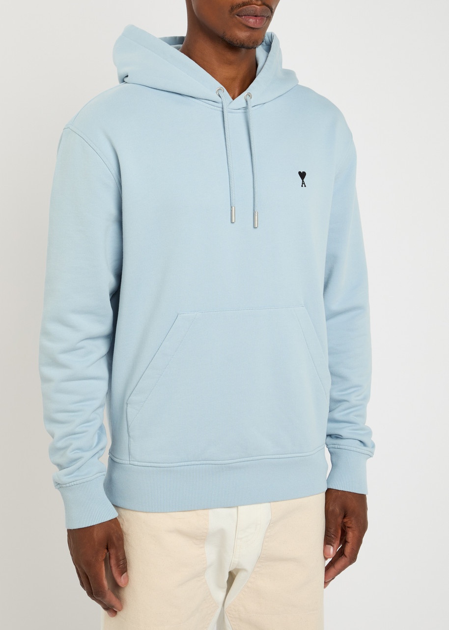 Ami Paris Logo Hooded Cotton Sweatshirt - 2
