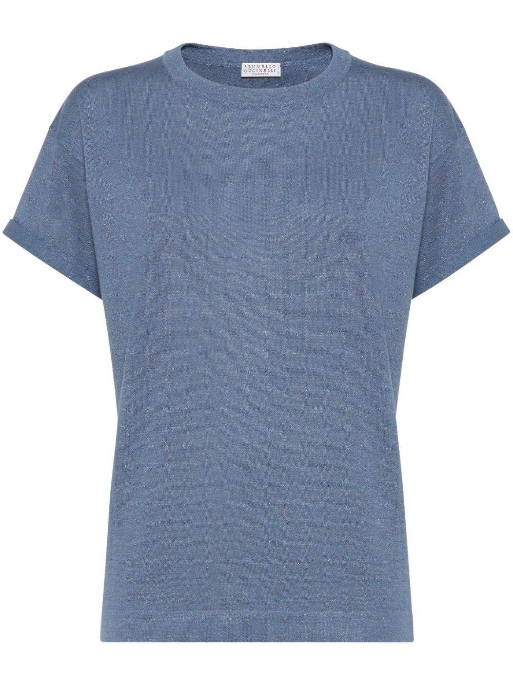 cashmere-blend T-shirt - 1