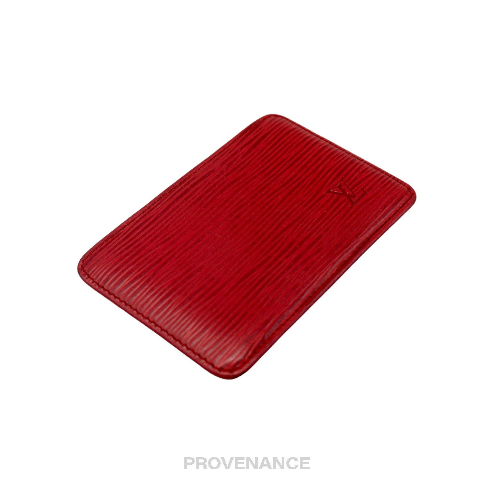 Louis Vuitton Card Holder Wallet - Red Epi Leather - 5