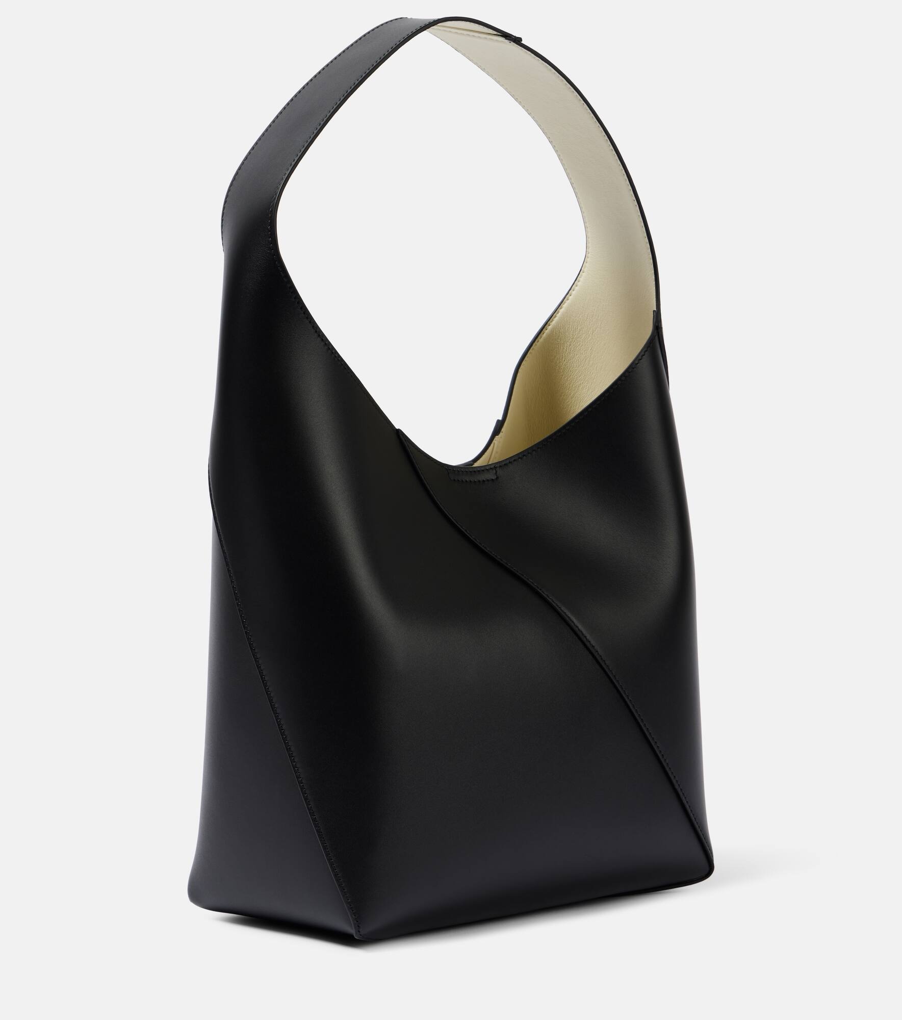 Jil Sander Vertigo Medium leather tote bag | mytheresa