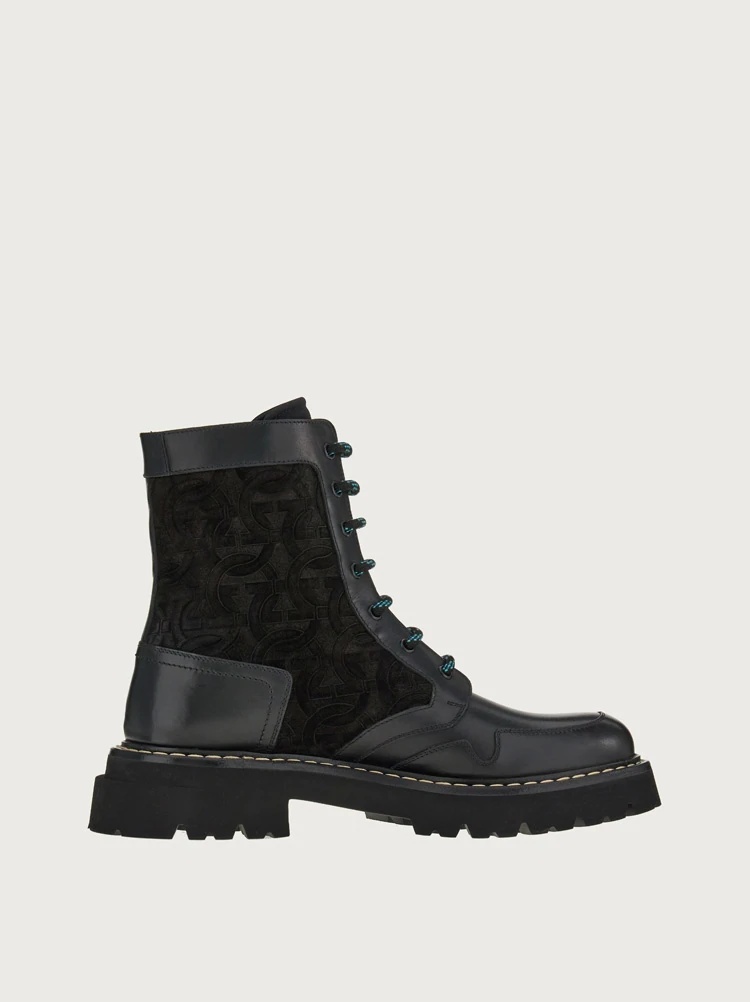 COMBAT BOOT WITH GANCINI ORNAMENT - 6