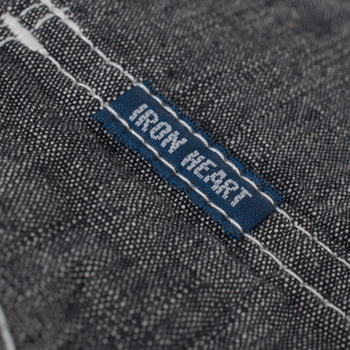 10oz Selvedge Chambray Single Yoke Western Shirt - Black - 10