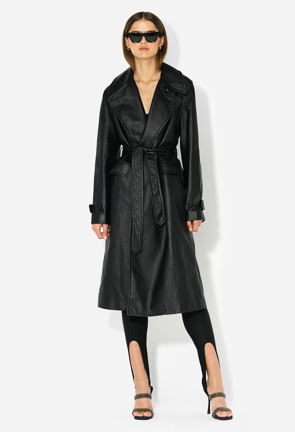 LEATHER TRENCH - 6