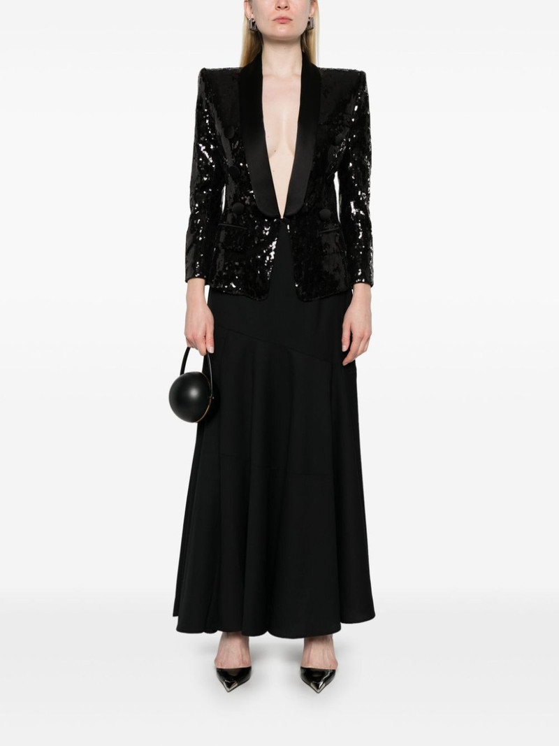 Balmain sequined blazer outlook