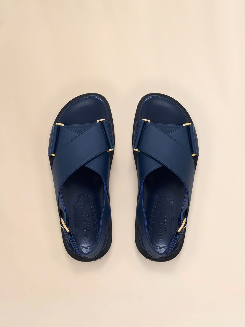 BLUE LEATHER FUSSBETT - 4