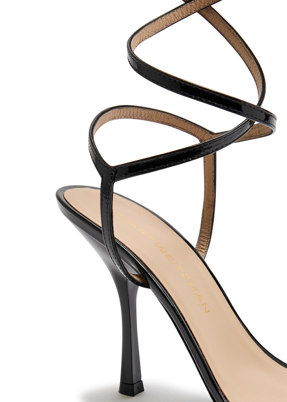 Stuart Weitzman Nudist 100 Patent Leather Sandals - 4