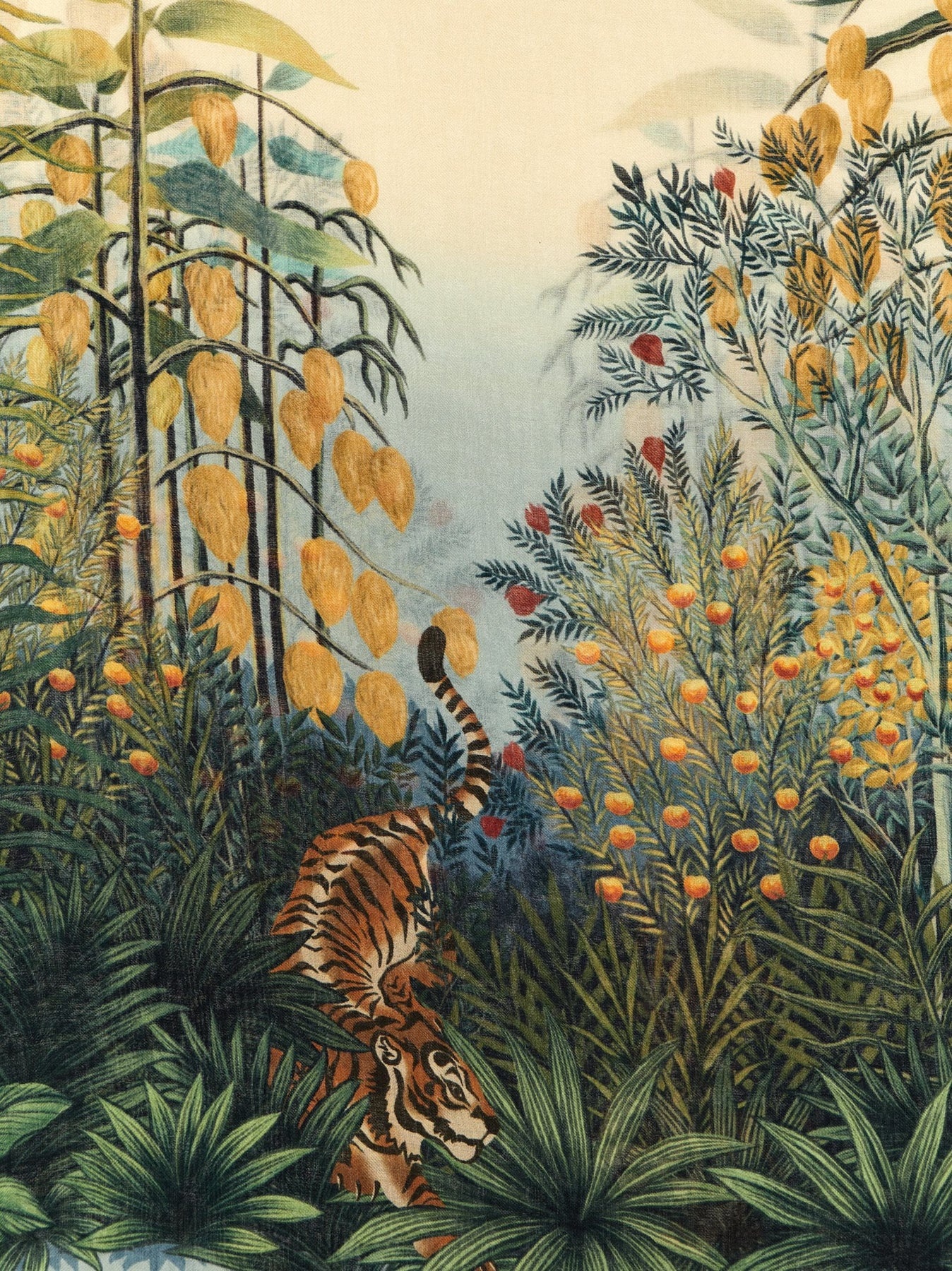 Henri Rousseau Scarves, Foulards Multicolor - 3