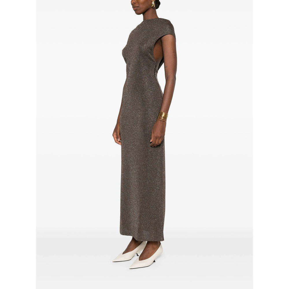 Max Mara Pianoforte Brown Dresses - Evening Dresses Women - 3